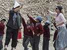 Svtlana Nálepková ve kole v Malém Tibetu