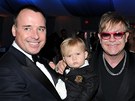 David Furnish, Elton John a jejich syn Zachary