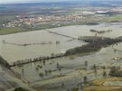 Povodn na jiní morav - voda u Mikulic, 3.4. 2006