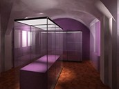 Vizualizace upravench prostor hlavn expozice Muzea loutkskch kultur v
