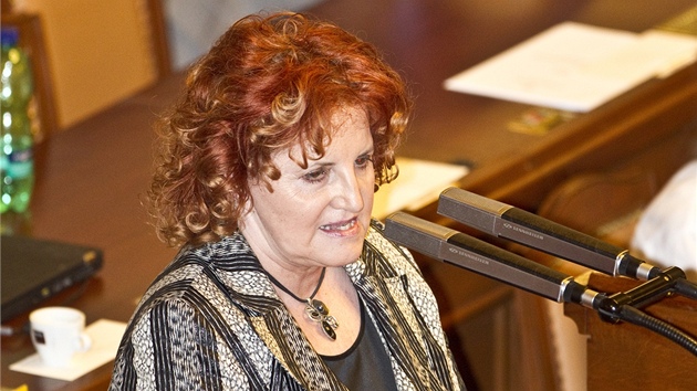 Vlasta Parkanová se vzdává funkce místopedsedkyn Snmovny. (11. ervence 2012)