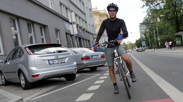 Redaktor MF DNES Zden�k Meitner si vykou�el, jak funguje cyklistická doprava v
