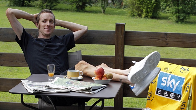 �LUTÁ POHODA. Brit Bradley Wiggins vládne cyklistické Tour de France s