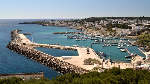 Santa Maria di Leuca, pohled na msteko od baziliky