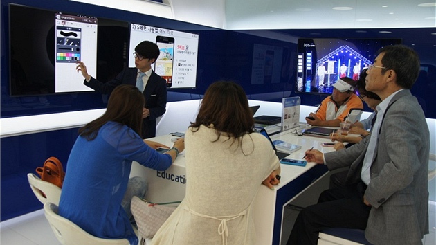Znaková prodejna Samsung Galaxy Zone v Soulu