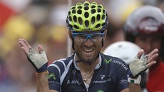 Španělský cyklista Alejandro Valverde ovládl 17. etapu Tour de France.