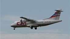 ATR 42/72 SA eské aerolinie - letit Ruzyn - letadlo - aerolinie - aerolinky