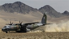 V hledáku je u roky napíklad C-130 Hercules. Na snímku v barvách izraelského letectva.