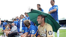 Fotbalisté Liberce se fotili p�ed startem nového ro�níku.