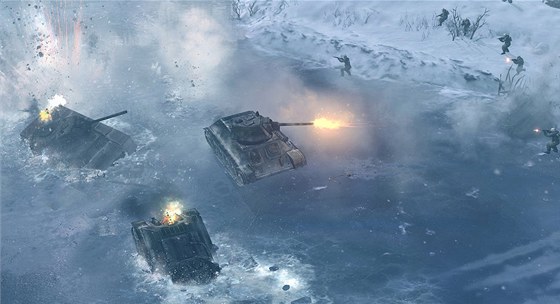 Zima je v Company of Heroes 2 taktickm prvkem.