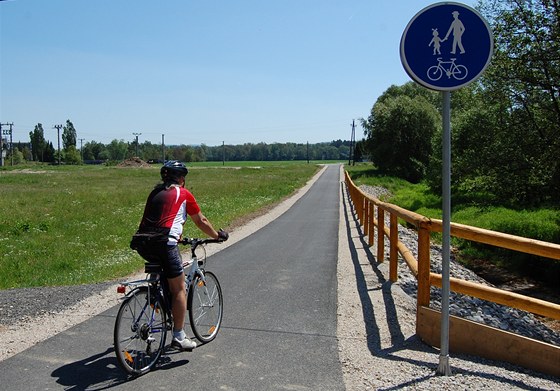 Tebí s Dukovany by mohla spojit nová cyklostezka dlouhá 27 kilometr. Ilustraní snímek.