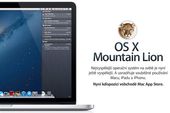 OS X Mountain Lion je ji ke staení
