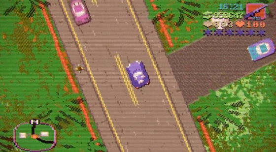 Grand Theft Auto: Vice City na Commodore 64