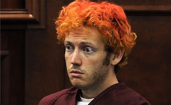 James Holmes pi ervencovém slyení v USA