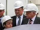 Prezident Václav Klaus si s editelkou Úadu pro jadernou bezpenost Danou
