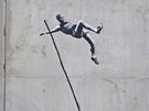 Banksyho graffiti k olympiád v Londýn 2012