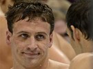 SORRY, KLUCI. Americký plavec Ryan Lochte poté, co ve tafet 4x100 metr