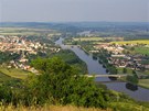 Pohled na Labe a Litomice z Radobýlu