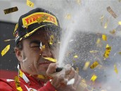 SPRCHA. Fernando Alonso slav vtzstv ve Velk cen Nmecka. 