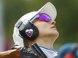 Slovensk skeetaka Danka Bartekov si vystlela bronz. (29. ervence 2012)