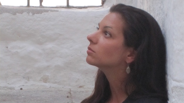Marta Ondrkov na dovolen na eckm ostrov Lesbos. 