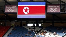 O více ne hodinu pozdji zaal olympijský souboj fotbalistek Kolumbie a KLDR.