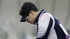Jihokorejský střelec Čin Čong-o míří za olympijským vítězstvím ve vzduchové