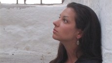 Marta Ondráková na dovolené na eckém ostrov Lesbos. 
