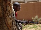 Výcvik malijské milice nazývané Fronta za osvobození severu, která si klade za