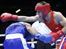 VEDLE. Zdenk Chládek boxoval v prvním kole olympijských her proti Munch-Erdene