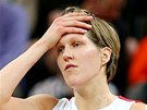 Basketbalistka Jana Veselá pi utkání proti výbru Turecka (30. ervence 2012) 