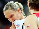 Basketbalistka Eva Víteková po utkání proti Turecku (30. ervence 2012)