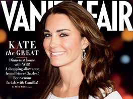 Vévodkyn z Cambridge na obálce asopisu Vanity Fair, který kadoron pináí...