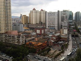 Kunming, na (ervenec 2012)
