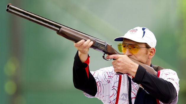 Brokov stelec Jan Sychra v kvalifikanm kole. (31. ervence 2012)