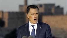Republikánský kandidát na prezidenta Mitt Romney v Jeruzalém (29. ervence