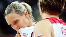 Basketbalistka Eva Víteková po utkání proti Turecku (30. ervence 2012)