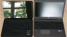 HP: vlevo ultrabook, vpravo notebook.