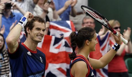 SP̊N PR. Britt tenist Andy Murray a Laura Robsonov si zahraj finle