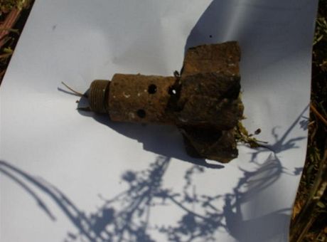 Dlosteleck mina z druh svtov vlky pokodila traktor v Novosedlech na