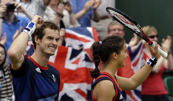 SP̊N PR. Britt tenist Andy Murray a Laura Robsonov si zahraj finle