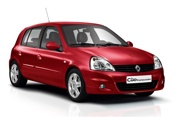 Renault Clio II v nejposlednjím provedení, které v roce 2012 uzavelo výrobu