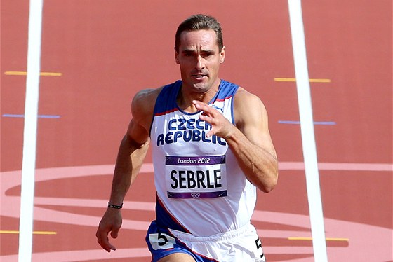 BH. Desetiboja Roman ebrle zabhl 100 m za 11,54 s. (8. srpna 2012)