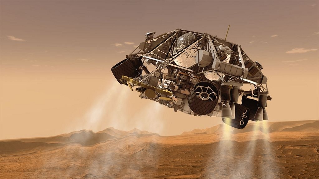 Curiosity vyzkou�ela zcela nový zp�sob p�istání. Jaké bude v roce 2020?
