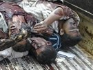 Obti vládního ostelování obytných tvrtí Damaku (1. srpna 2012)