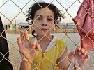 Syrská dívka v jordánském uprchlíckém táboe Zátarí (2. srpna 2012)