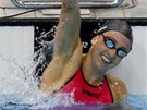 Americká plavykn Rebecca Soniová vytvoila v olympijském závod na 200 m prsa