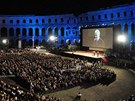 Aréna pi filmovém festivalu v chorvatské Pule