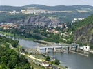 Ústí nad Labem a Stekov z Humboldtovy vyhlídky