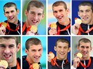 ZLATO Z PEKINGU. Americký plavec Michael Phelps si z minulé letní olympiády v